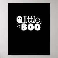 Lil Boo Halloween Vintage Style Poster