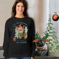 Cute Deer in Ugly Sweater Dark Sweatshirt