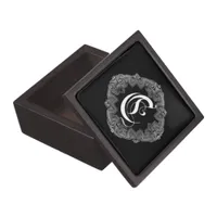 Elegant Goth Initial C Jewelry Box