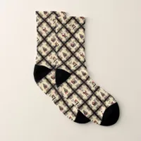 Retro Christmas Pattern All-Over-Print Socks