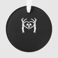 Radiology X-Ray Tech Heart Shaped Skeleton Hands D Ornament