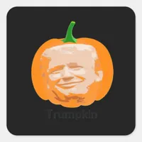 Trumpkin Halloween Classic Square Sticker
