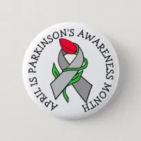 April is Parkinson's Awareness Month  Button