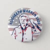 Elizabeth Warren for President 2020 Election Button