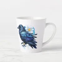 Goth Raven Coffee Mug Dark Aesthetic 