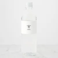 Till Death Do Us Part Valentine Design  Water Bottle Label