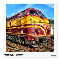 Locomotive Steam Engine Train  Decal