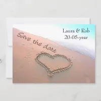 beach wedding Save the date