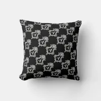 A Monogram Initial Throw Pillow