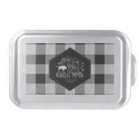 Wild Wonderful Christmas Black Buffalo Plaid ID604 Cake Pan