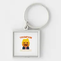 Halloween Trumpkin Funny  Pumpkin Halloween Keychain