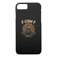 Zen F-Caw-F Crow Yoga Raven F-Caw-F Zen Funny Medi iPhone 8/7 Case