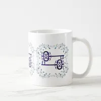 Ornamented Keys with Victorian  Texture Coffee Mug