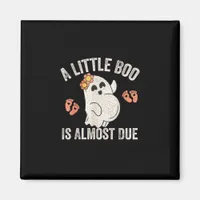 Cute Halloween Pregnancy Announcement Magnet