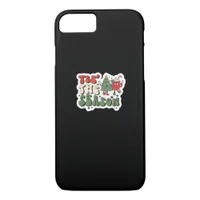 Tis Season Retro Funny Sloth iPhone 8/7 Case