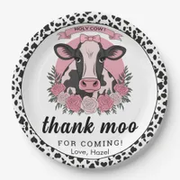 Holy Cow I’m One Cowgirl 1st Birthday Party Paper Plates