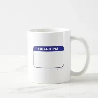 Promotional Custom Name Tag Coffee Mug