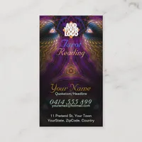 Tarot Fractal Fantasy Business Card