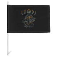 Goblincore Aesthetic Academia Cottagecore Mushroom Car Flag