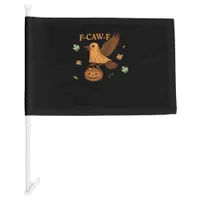 F-Caw-F Halloween Retro Classic Car Flag