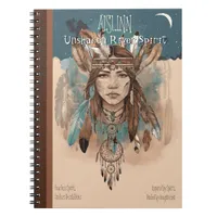 Boho Chic Native Spirit -Feathers, Dreamcatchers Notebook