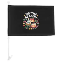Christmas Tree Cute - Tis The Season Car Flag