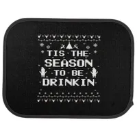 Tis The Season To Drinkin Funny Christmas Trendy S Car Floor Mat