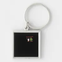 Tis The Season Christmas Tree Pals Classic Trendy  Keychain