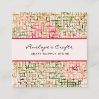 Abstract Square Business Card