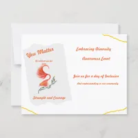 Disability awareness Postcard