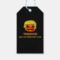 Trumpkin Make Halloween Great Again Short Funny Ha Gift Tags