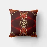 Bohemian Passion OM Deep Red Cushion / Pillow