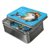 Cute Chiquita Vaquita Enjoying a Virgin Margarita Jigsaw Puzzle