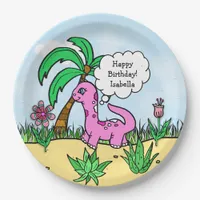 T-Rex Dinosaur Themed Birthday Plates