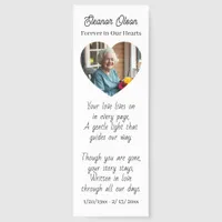 Vintage and Modern Photo Memorial Keepsake Bookmarks