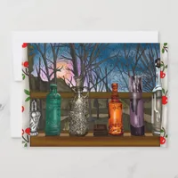 Reflection | Colorful Glass Vases in Window Sill  
