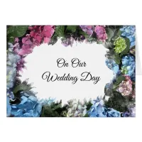 Hydrangea Flower Frame Wedding Day