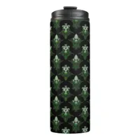 Vintage Damask Pattern Thermal Tumbler