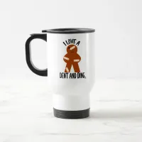 Dent and Ding Sale Board Game Meeple Design Travel Mug