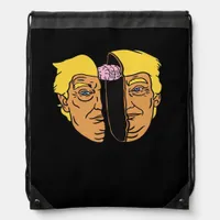 Donald Brain Trumpkin  Artwork  Drawstring Bag