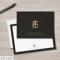 Elegant Real Estate Note Cards