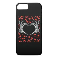 Skeleton Hand Heart Valentines Day Funny Classic iPhone 8/7 Case