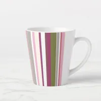 Modern New Season Stripes Latte Mug