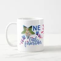 One Little Firecracker 4th of July First Birthday  Coffee Mug