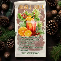 Jingle Juice Christmas Cocktail Recipe Kitchen Towel