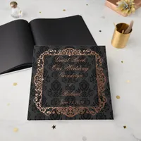 Vintage Victorian Romantic Fairytale Foil Guest Book