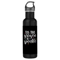 Tis Season To Sparkle Aesthetic Classic Stainless Steel Water Bottle