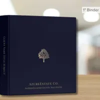 Professional Business Binder Custom Logo