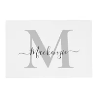 Personalize Monogram & Name Laminated Placemat
