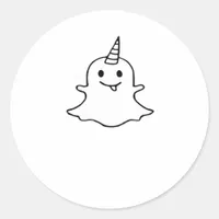 Little Boonicorn Trendy Unique Classic Round Sticker